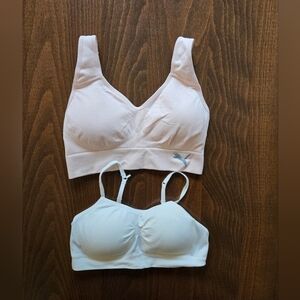 Women's Sports Bras - Pink and White